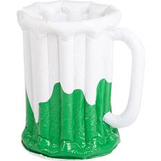 Green Bottle Coolers Beistle 24 Can Inflatable Green/White Bottle Cooler