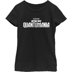 Children's Clothing Marvel Girl Ant-Man and the Wasp: Quantumania Movie Logo White Graphic Tee Black