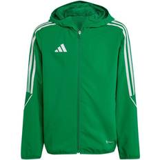 Boys - Windbreakers Jackets Children's Clothing adidas Junior Tiro 23 League Windbreaker - Green (IA1625)