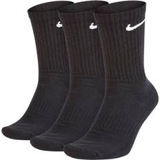 Nike Sportstrumpor / Träningsstrumpor Nike Value Cotton Crew Training Socks 3-pack - Black/White