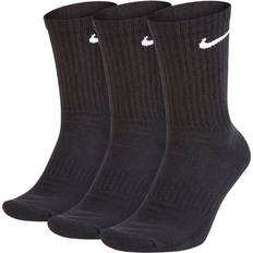 Fitness Sokker Nike Value Cotton Crew Training Socks 3-pack Men - Black/White