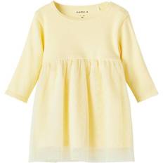 Babyer - Tylkjoler Børnetøj Name It Hinny LS Dress - Double Cream (13217337)