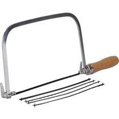Seghe ad Arco Silverline Seghetto Da Traforo Con Cinque Lame Di Ricambio 170 mm Sega ad Arco