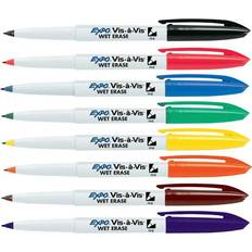 Expo Vis-A-Vis Wet Erase Marker Set Fine Tip 8-pack