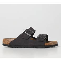 Sandaler birkenstock arizona grey Birkenstock Arizona Shearling Sandaler Velvet Grey Narrow fit