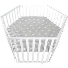 Playground 6-Cornered White Little Stars