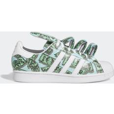 Femme - Or - adidas Superstar Chaussures Adidas Jeremy Scott x Superstar 'Money' Green Men's