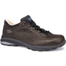 Leder Schuhe Hanwag Travi Low SF Extra M - Chestnut/Black