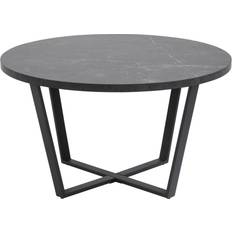 Nordform Amble Round with Black Marble Effect Top Coffee Table
