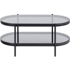 Nordform Li Black Matt Smoke Mesa de Centro 50x95cm