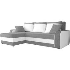Møbler Mirjan24 Ecksofa Weiß Sofa
