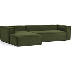 Kave Home Sofaer Kave Home Blok Dark Green Sofa 330cm 4 personers