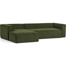 Kave Home Blok Dark Green Soffa 330cm 4-sits