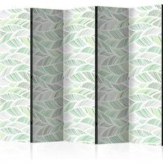 Artgeist Skærmvæg Green Waves II 225 x 172 cm Dobbeltsiddet Rumdeler