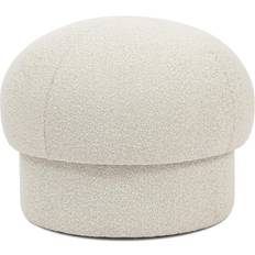 Design House Stockholm Sgabelli Design House Stockholm Uno Pouf Ø65 cm Creme/Hxø 50 x 65 cm Puf