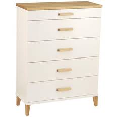 Eg - Hvid Kommoder Oscarssons Möbel Malva H94 B70 Hvid Lak Hvidolieret Egetræ H94 x 70 cm Kommode