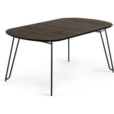 Kave Home Extendable Milian 170 x 100 cm Black Dining Table