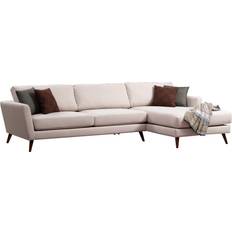 LOTO LIVING Divaanisohva Linento Furniture Mayorka Oikea Beige