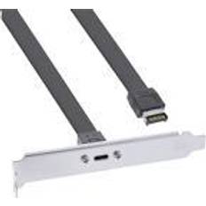 USB-Hubs InLine Slotblende USB Typ-C 0.3 m