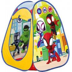 John Tente pliante JOHNTOY Spiderman Multicolore Autopliante Blanc