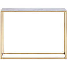 Marmor Ablagetische Nordform Kasper White Crystal Transparent Marble Ablagetisch 26x110cm