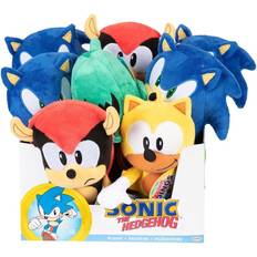 JAKKS Pacific Sonic The Hedgehog Wave 7 Assorted 8 Plush Toy Display 22 CM