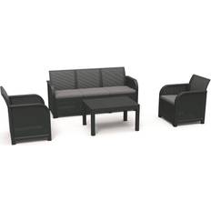 Conjuntos de Sala de Exterior Keter Set Porche Rosalie Polipropileno Para 5 Personas Conjunto de Sala de Exterior