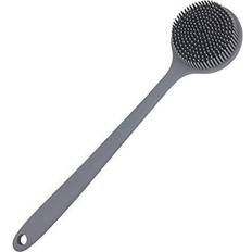 Silicone Back Scrubber for Shower Bath Body Brush with Long