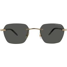 Montblanc sunglasses Montblanc Mb 0270s Square Sunglasses - Gold