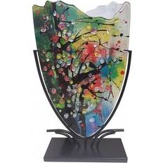 Glasvase Drops Og Smedestativ H 47.5 cm