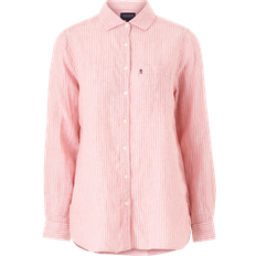 Lexington Isa Linen Shirt - Pink/White Stripe