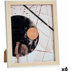 Wood Photo Frames Gift Decor Brown And White Wooden Set Of 6 Photo Frame