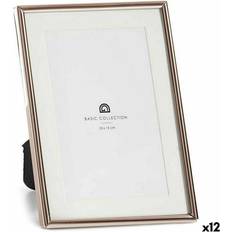 Steel Wall Decorations Gift Decor 12-Pack Crystal Steel Copper 13.5 x 18.5 cm Photo Frame