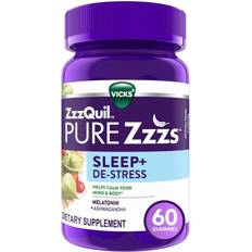 Vitamins & Supplements Vicks ZzzQuil PURE Zzzs De-Stress Sleep Melatonin