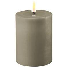 Deluxe Homeart DHO Luxury Realistic Sand 7.5 x 10 cm LED Candle