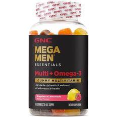 GNC Fatty Acids GNC Mega Men Multi + Omega-3 Raspberry Lemonade 60