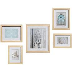 Cadres Photo Atmosphera Set de 5 Cadres - Beige - Rectangulaire Cadre Photo