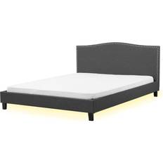 Beds & Mattresses Beliani Eu Super King Bed Frame 6ft Vintage led Montpellier