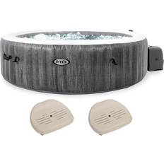 Jet System Hot Tubs Intex Inflatable Hot Tub PureSpa Plus 6-Person Bubble Jet