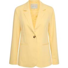 Donna - Giallo Blazer Kaffe Giacca da abito - Giallo