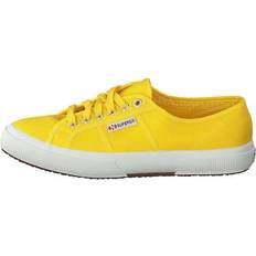 Gule Sneakers Superga schnürschuhe s000010 s176, textil, gelb, damen