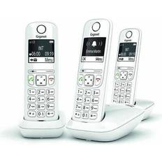 Gigaset Téléphones Fixes Gigaset Téléphone Fixe AS690 Trio Blanc