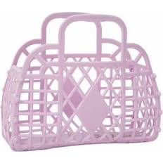 Håndtaske Retro Basket Mini Lilla