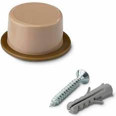 Inofix E3/66661 Tope Puerta Con Tornillo Beige (Blister 2 Unid)