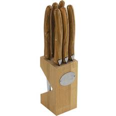 Jean dubost laguiole knive Jean Dubost Knive oliventræ 6stk Laguiole Knivsæt