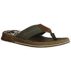 Rieker Teenslippers Met Logo-Opschrift - Groen