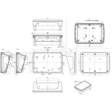 Écrans de Remplacement Bopla BoPad BOP 7.0 P-9016-SET Boîtier pupitre 215 x 150 x 75.70 ABS blanc (RAL 9016) 1 pc(s)