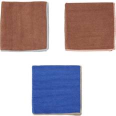 Brun Viskestykker OYOY Mundus Microfiber Klud Pak á Viskestykke Beige, Brun