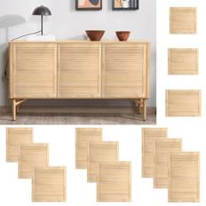 Puertas vidaXL Madera Maciza De Pino 61.5x49.4 cm - Marrón