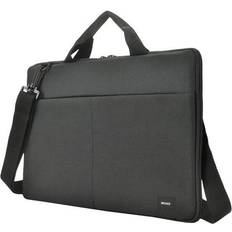 Deltaco Stilrent laptopfodral för 13–14-tums laptops. Fodralet är tillverkat av 95% återvunnet material, har en tät passform med vaddering för att skydda mot repor och stötar och har slitstarka handtag och en axelrem för enkel transport, perfekt för pendling elle NV-403